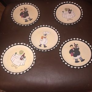 Italian style salad plates